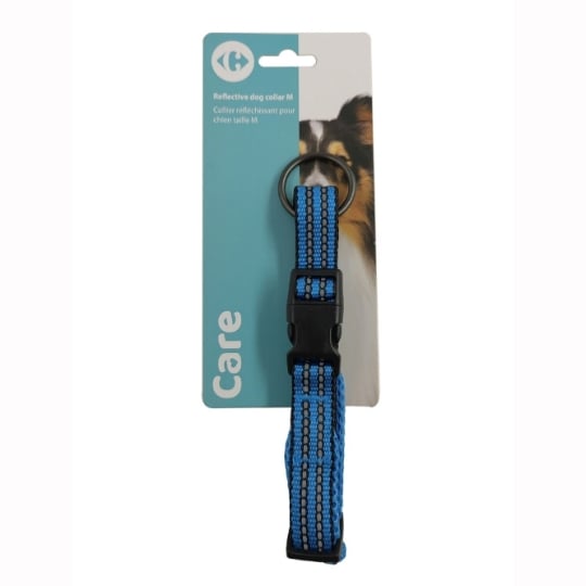 Collier Pour Chien Nylon Réfléchissant 34-53 cm CARREFOUR CLASSIC'