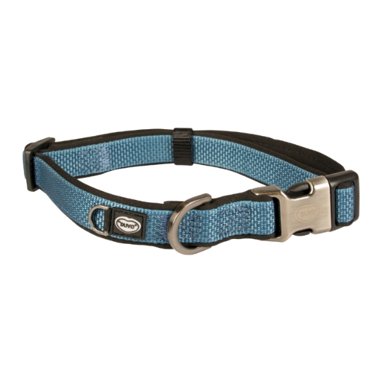 Collier pour Chiens North en Nylon 20-35cm / 15mm Pétrole DUVOPLUS