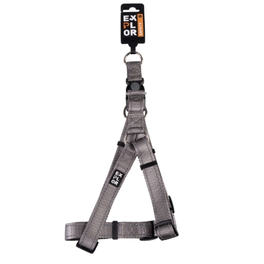 Harnais Chien Safety Gris DUVOPLUS