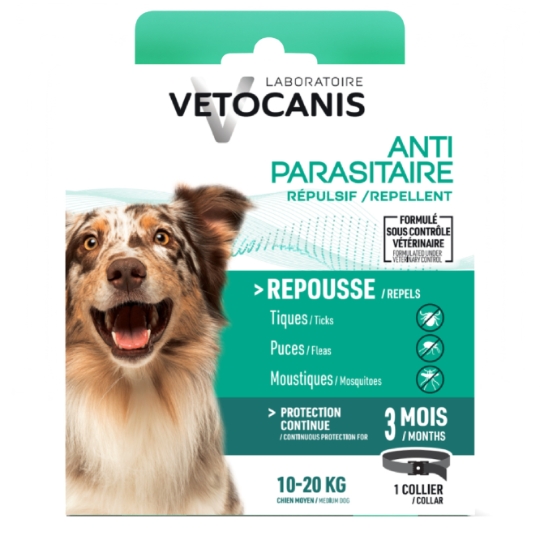 Collier Pour Chien Moyen 10-20kg VETOCANIS
