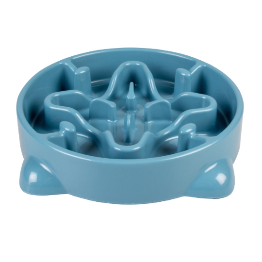 Gamelle Anti-Glouton 700ml - M -25,5x25,5x5cm Pétrole DUVOPLUS