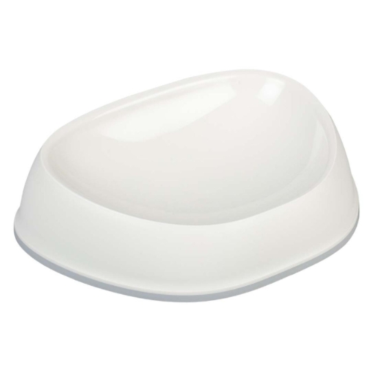 Gamelle Animal Curvo Blanc 20 x 15 x 5cm DUVOPLUS