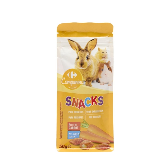 Friandise Snacks Pour Rongeurs Sans sucre Ajouté Carotte CARREFOUR