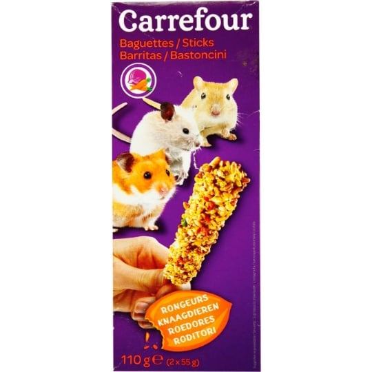 Friandise Baguettes Pour Rongeurs Légumes CARREFOUR