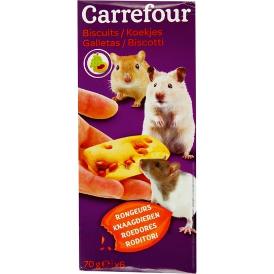 Friandise Biscuits Pour Rongeurs Aux Fruits CARREFOUR