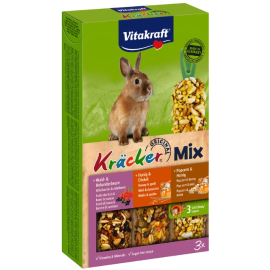 Friandise Kräcker Trio-Mix Pour Lapin VITAKRAFT