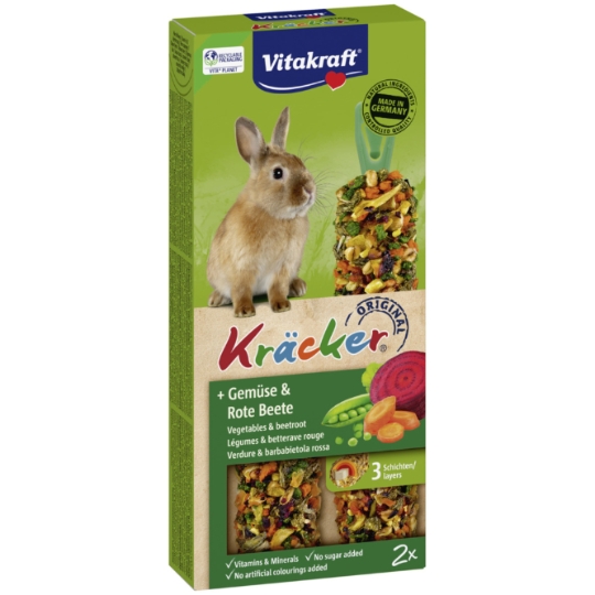 Friandises pour Lapin Nain Baguettes Légumes Krackers VITAKRAFT