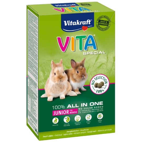 Aliment pour Lapin Nain Junior Granulés Vita Special VITAKRAFT
