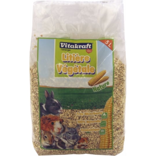 Litière Végétale pour Rongeurs 100% Naturelle et Biodégradable Super Absorbante VITAKRAFT