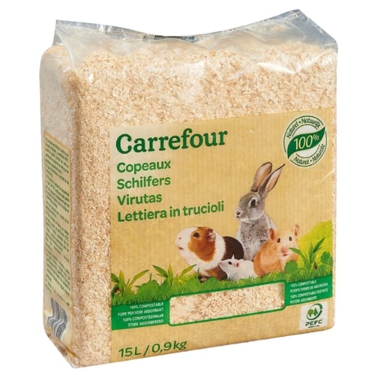 Litière Copeaux De Bois Pour Rongeurs Naturels CARREFOUR