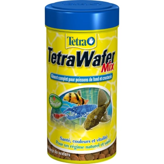 Aliment Wafer Complet Pour Poisson De Fond Omnivore Et Herbivore Wafer Mix TETRA