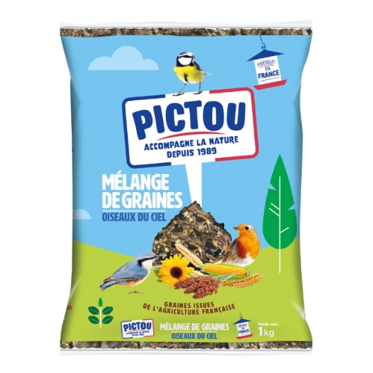 Aliment  Oiseaux Mélange De Graines PICTOU