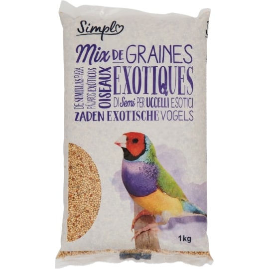Aliment Graines Complet Pour Oiseaux Exotiques SIMPL