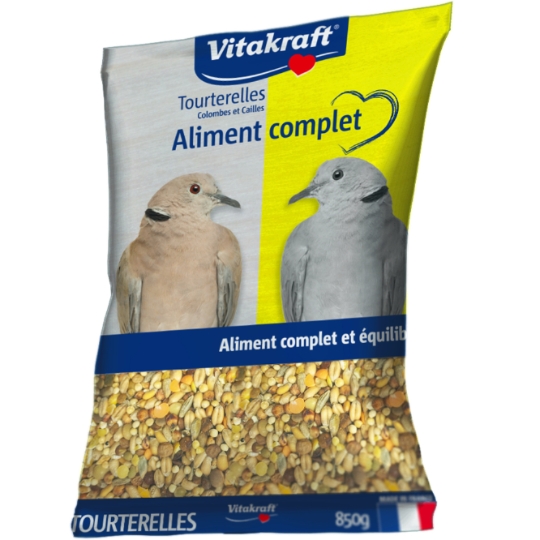 Aliment Complet Graines Pour Tourterelles Colombes Et Cailles Vita Garden VITAKRAFT