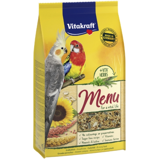 Aliment Graines Premium Pour Grandes Perruches Menu VITAKRAFT