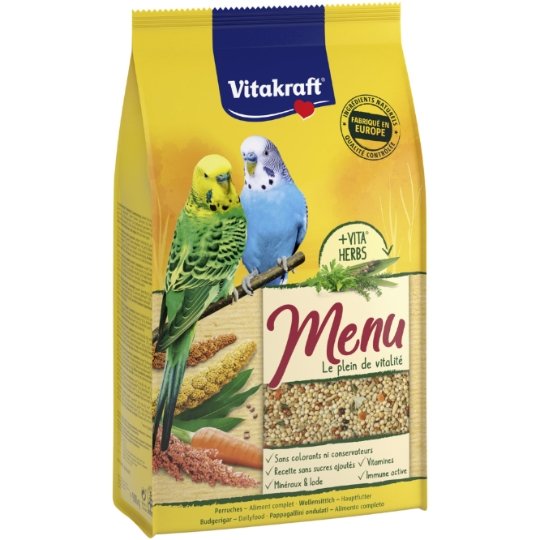 Aliment Complet Graines pour Perruches Menu Premium VITAKRAFT