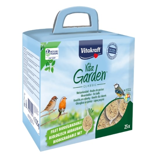 Boules de Graisse pour Oiseaux Naturelle Vita Garden Classic VITAKRAFT