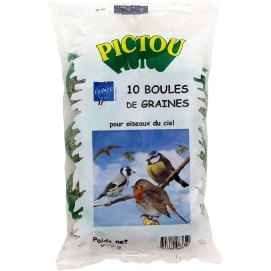 Boules de graisse Pour Oiseaux De La Nature Sans Huile De Palme PICTOU