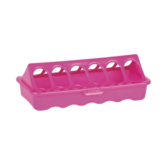 Mangeoire Poussin Caneton Plastique 6 Trous 20 cm RIGAFARM