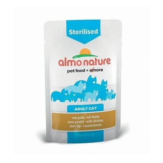 Almo Nature Chat Fonctionnel Stérilisé Poulet, 30 X 70 G ALMO NATURE