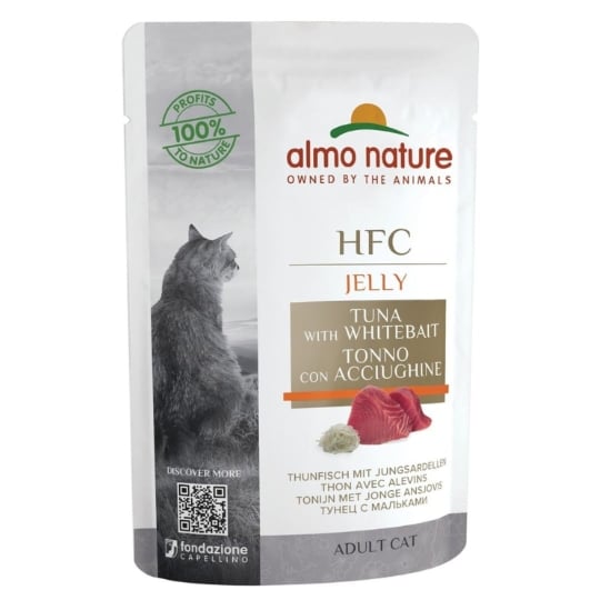 Almo Nature Chat Hfc Jelly Thon Et Alevins Pochon - 55 G ALMO NATURE