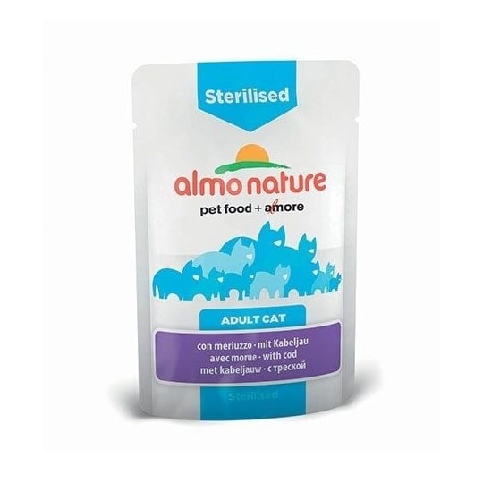 Pâtée Almo Nature Chat Fonctionnel Stérilisé Morue 30 X 70 G ALMO NATURE