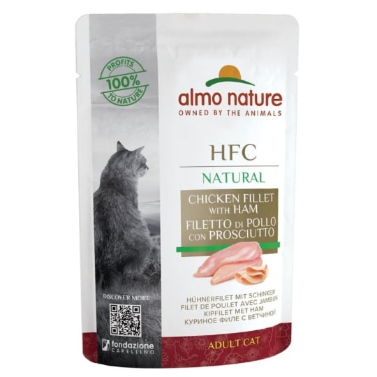 Almo Nature Chat Hfc Natural Filet Poulet Et Jambon - 55 G ALMO NATURE