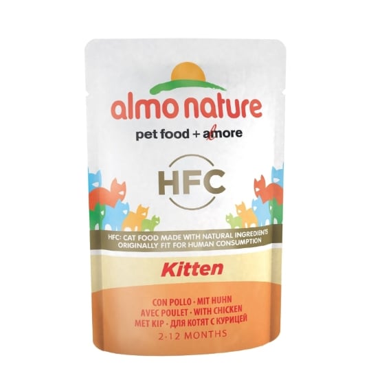 Pâtée Almo Nature Chat Hfc Cuisine Chaton - Pochon 55 G ALMO NATURE