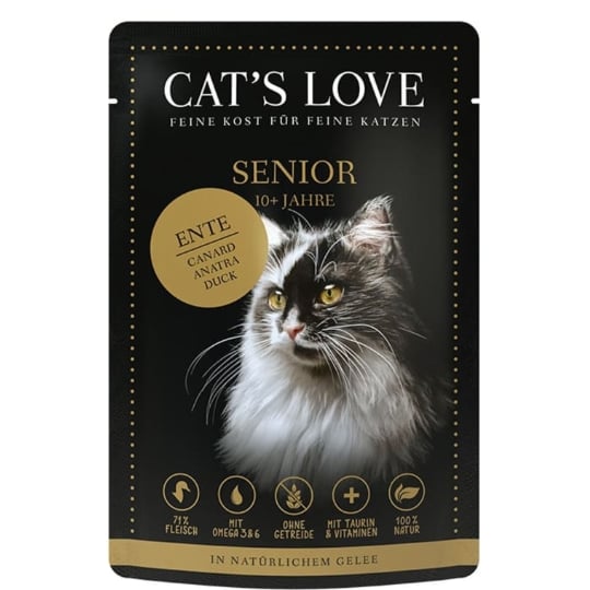 Cat's Love Senior Pâtée Canard - 85 G CAT'S LOVE