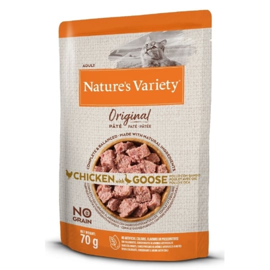 Nature's Variety Original Chat Adulte Poulet/oie - 70 G Nature's Variety