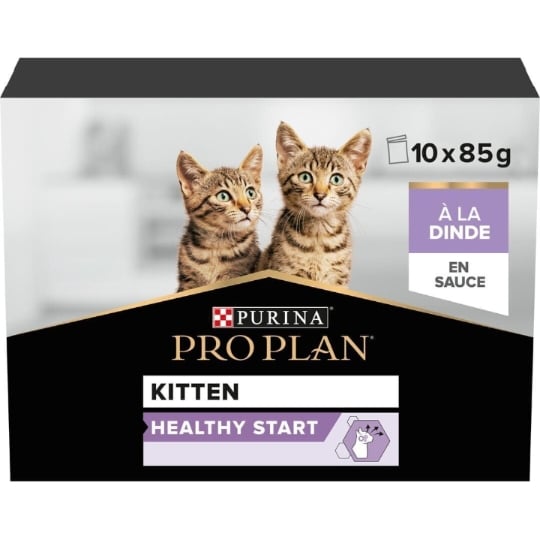 Proplan Kitten Healthy Start Dinde - 10 X 85 G PROPLAN