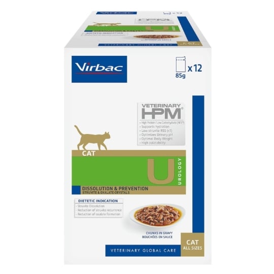 Virbac Veterinary Hpm Chat Urology Dissolution & Prevention - 12 X 85 G VIRBAC