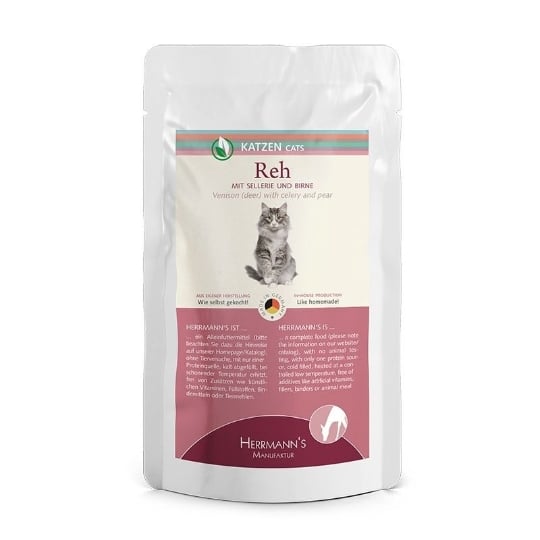 Pâtée Herrmann's Chat Pâtée Gibier/céleri 100 G