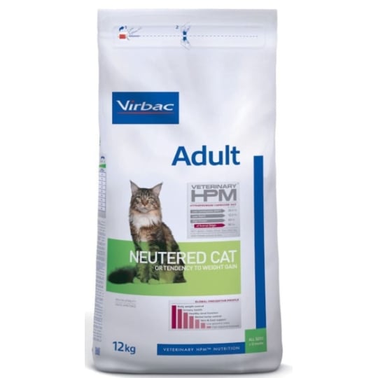 Virbac Veterinary Hpm Adult Neutered Cat - 12 Kg VIRBAC