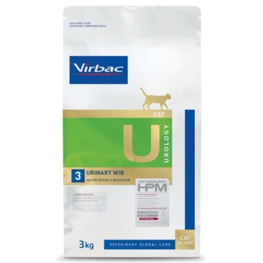 Virbac Veterinary Hpm Chat Diet U3 Urology Urinary Wib - 3 Kg VIRBAC