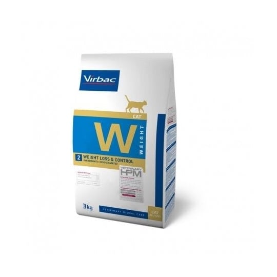 Virbac Veterinary Hpm Chat Diet W2 Weight Loss & Control, 3 Kg VIRBAC