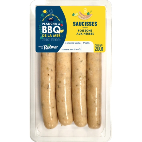 Saucisses de poissons aux herbes ROLMER
