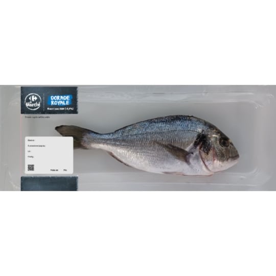 Dorade entière vidée