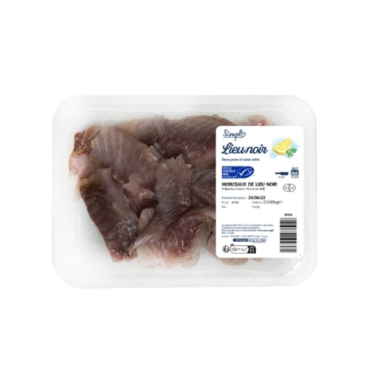 Morceaux de lieu noir SIMPL