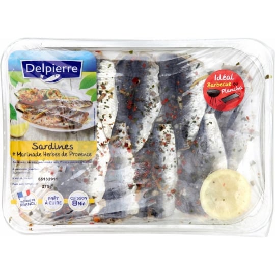 Filets de sardines herbes de Provence DELPIERRE