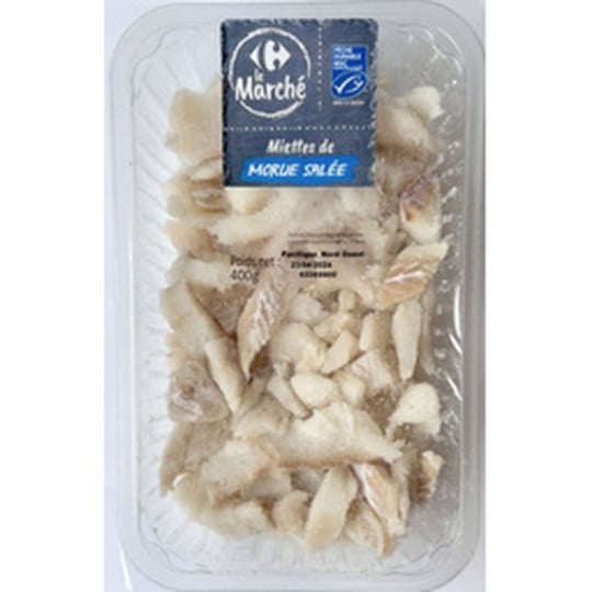 Miettes de morue salée MSC  CARREFOUR LE MARCHE