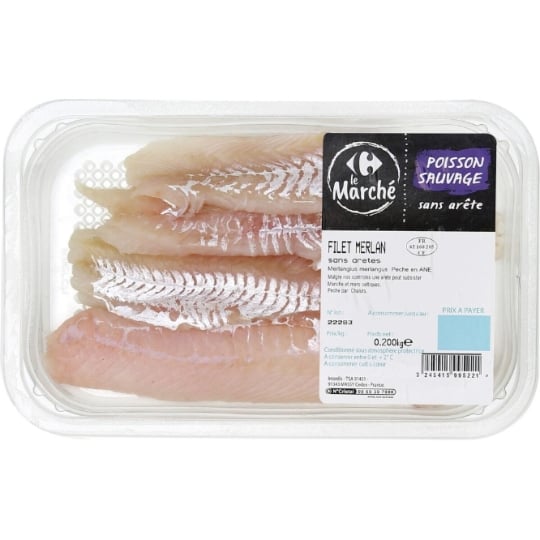 Filet de merlan sans arête CARREFOUR LE MARCHE