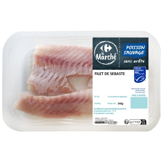 Filet de Sébaste MSC  CARREFOUR LE MARCHE