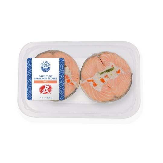 Darnes de saumon Label rouge LES ENTREES DE LA MER