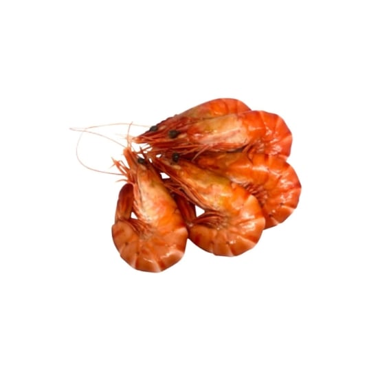 Crevettes cuites de Madagascar ASC 60/80 FILIERE QUALITE CARREFOUR