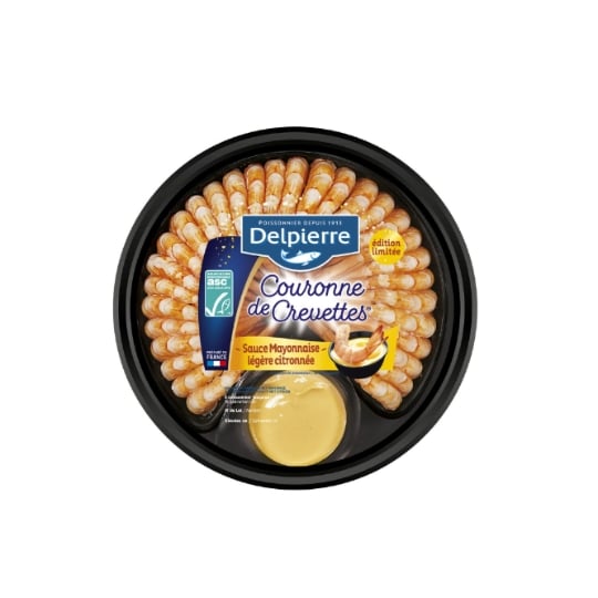 Crevettes en Couronne Sauce Mayonnaise Citronnée DELPIERRE