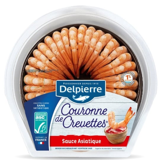 Crevettes en Couronne Sauce Asiatique DELPIERRE