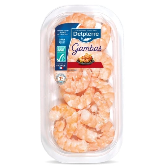 Gambas Décortiquées ASC DELPIERRE