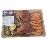 Trio de Fruits de Mer : Pinces de Tourteaux Crevettes et Bulots CARREFOUR LE MARCHE