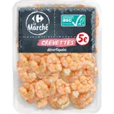 Crevettes Décortiquées Nature ASC CARREFOUR LE MARCHE